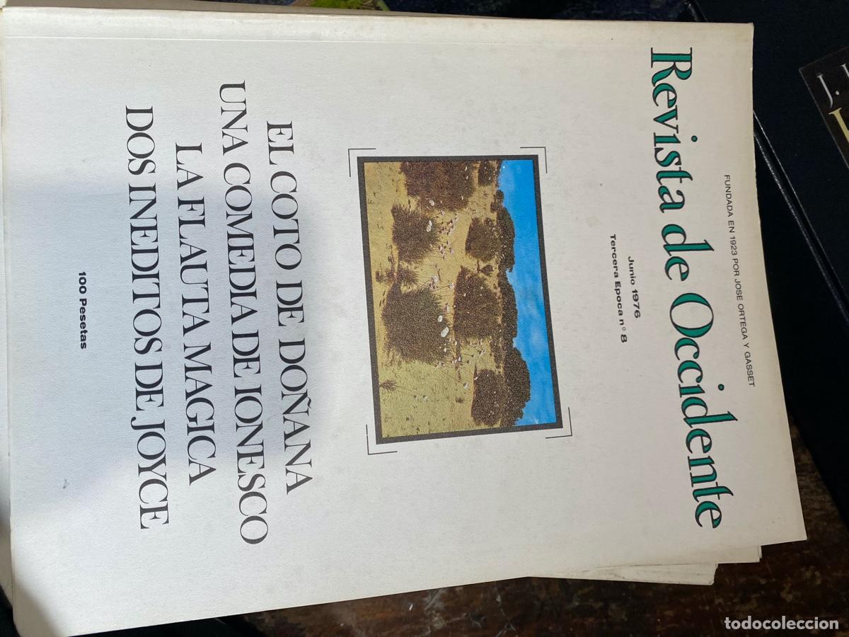 Coleccionismo de revistas y peri&oacute;dicos: REVISTA DE OCCIDENTE, 1923 POR ORTEGA Y GASSET, JUNIO 1976