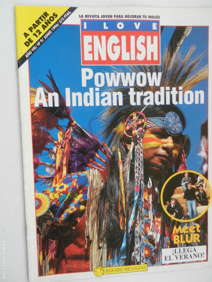 Coleccionismo de revistas y peri&oacute;dicos: I LOVE ENGLISH - LA REVISTA JOVEN PARA MEJORAR TU INGLES N&ordm; 9 - POWWOW AN INDIAN -06/96