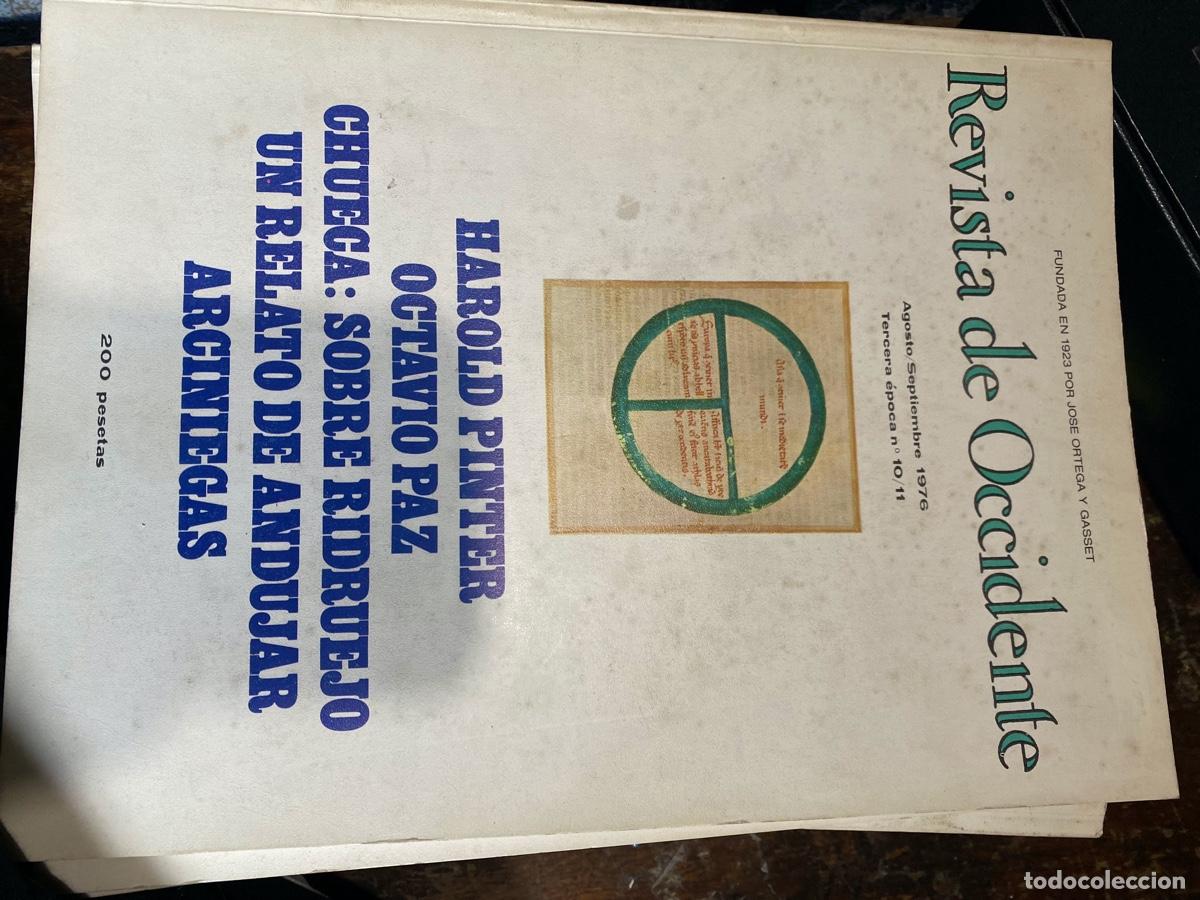 Coleccionismo de revistas y peri&oacute;dicos: REVISTA DE OCCIDENTE, 1923 POR ORTEGA Y GASSET, SEPTIEMBRE 1976