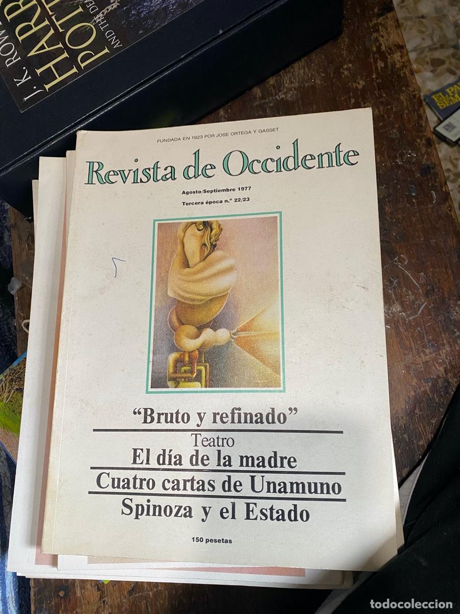 Coleccionismo de revistas y peri&oacute;dicos: REVISTA DE OCCIDENTE, 1923 POR ORTEGA Y GASSET, AGOSTO SEPTIEMBRE 1977