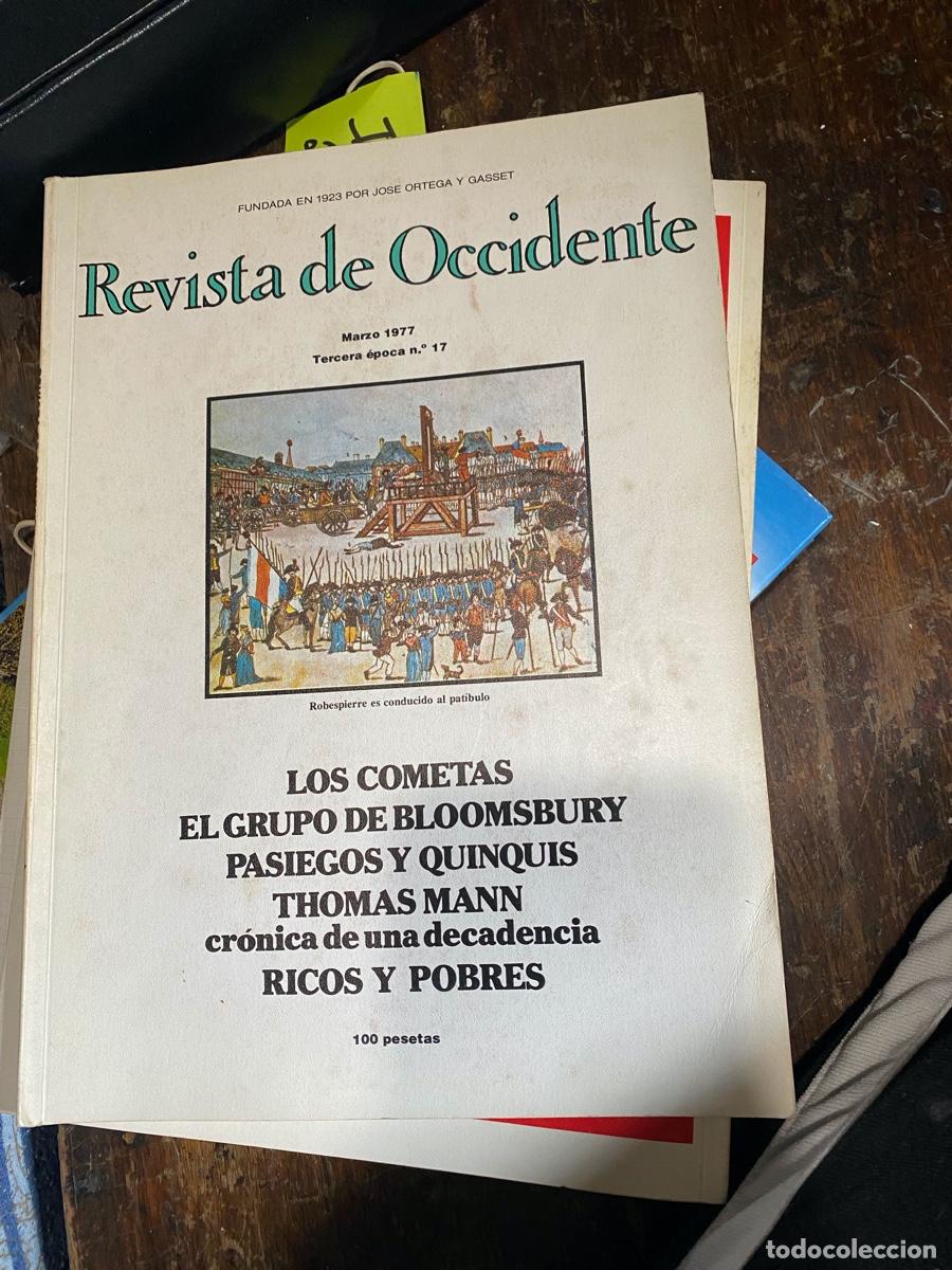 Coleccionismo de revistas y peri&oacute;dicos: REVISTA DE OCCIDENTE, 1923 POR ORTEGA Y GASSET, MARZO 1977