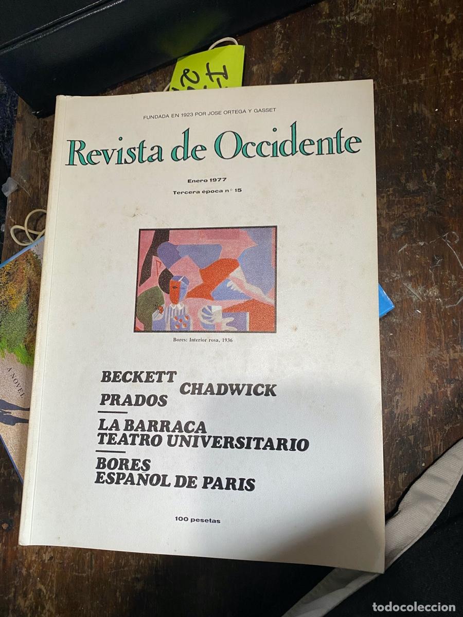 Coleccionismo de revistas y peri&oacute;dicos: REVISTA DE OCCIDENTE, 1923 POR ORTEGA Y GASSET, ENERO 1977