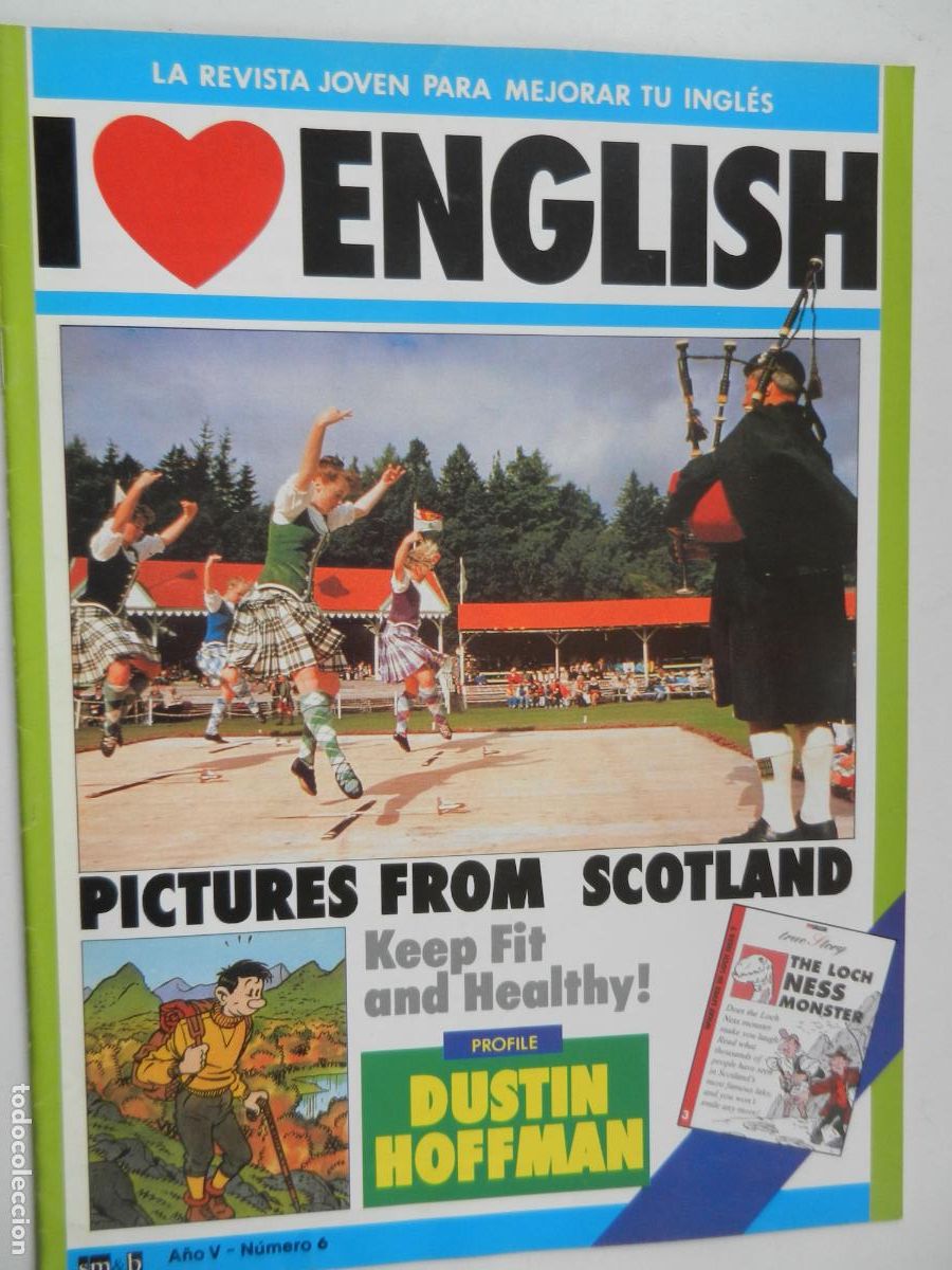 Coleccionismo de revistas y peri&oacute;dicos: I LOVE ENGLISH - LA REVISTA JOVEN PARA MEJORAR TU INGLES N&ordm; 6 - DUSTIN HOFFMAN