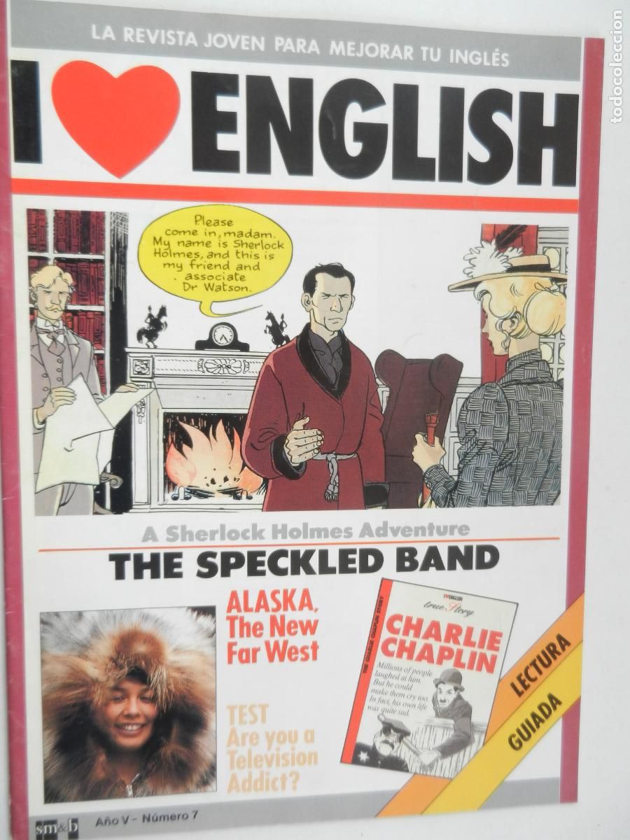 Coleccionismo de revistas y peri&oacute;dicos: I LOVE ENGLISH - LA REVISTA JOVEN PARA MEJORAR TU INGLES N&ordm; 7 -THE SPECKLED BAND