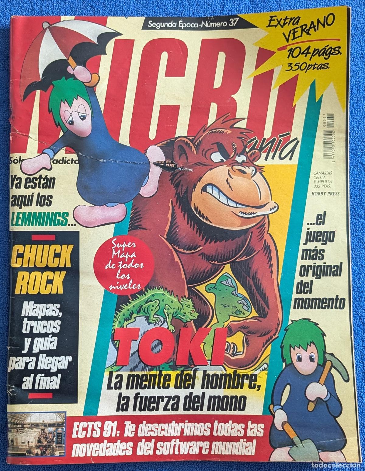 Coleccionismo de revistas y peri&oacute;dicos: Microman&iacute;a - Especial Lemmings - A&ntilde;o VII - Segunda &eacute;poca - N&ordm; 37 (1991)