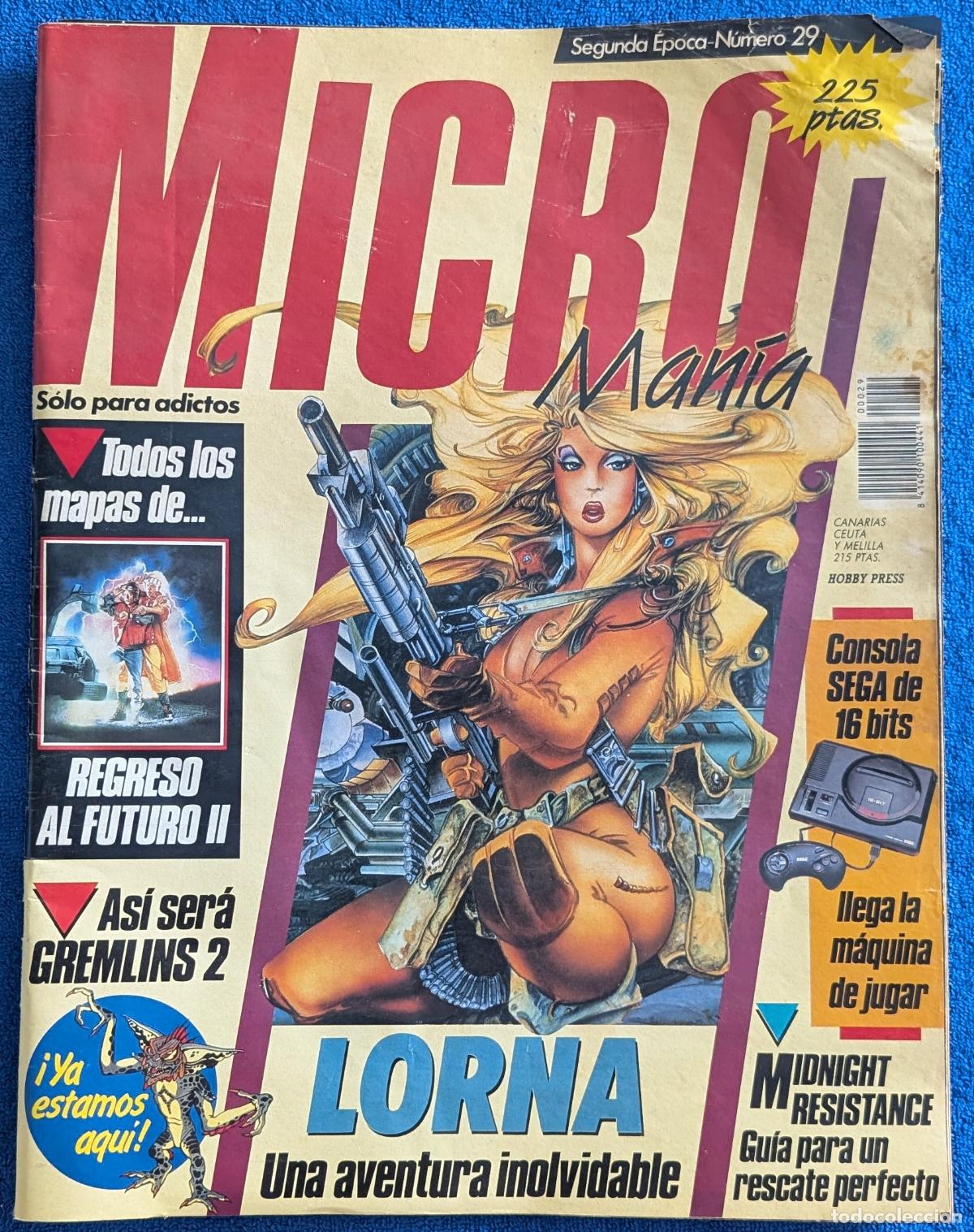 Coleccionismo de revistas y peri&oacute;dicos: Microman&iacute;a - Regreso al futuro II - A&ntilde;o VI - Segunda &eacute;poca - N&ordm; 29 (1990)