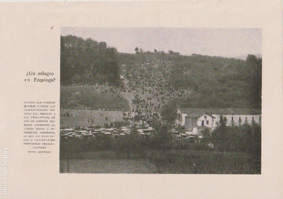 Coleccionismo de revistas y peri&oacute;dicos: Aparici&oacute;n de la Virgen Mar&iacute;a en Ezquioga - 1931