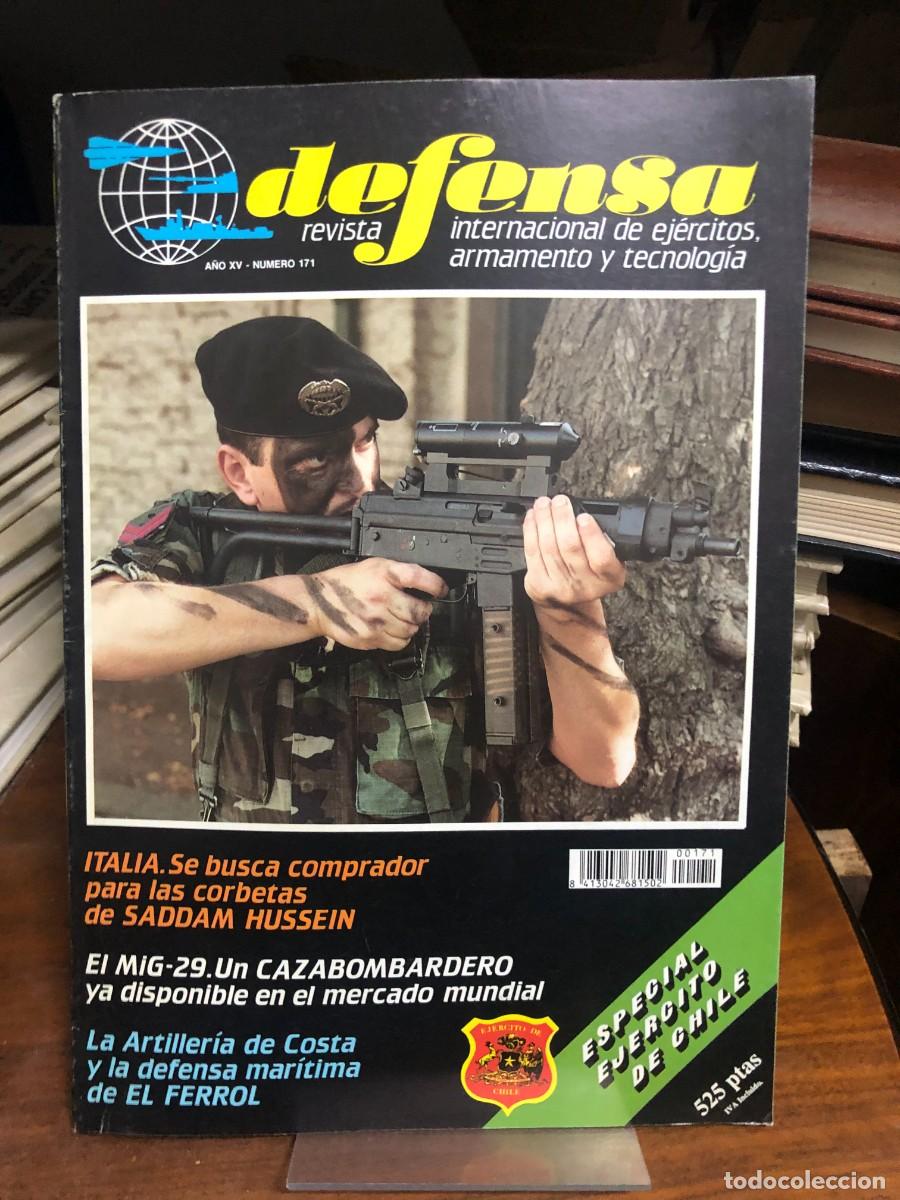 Coleccionismo de revistas y peri&oacute;dicos: Defensa (A&ntilde;o XV, N&ordm; 171) Especial Ej&eacute;rcito de Chile: El cazabombardero MiG-29 en el mercado mundial