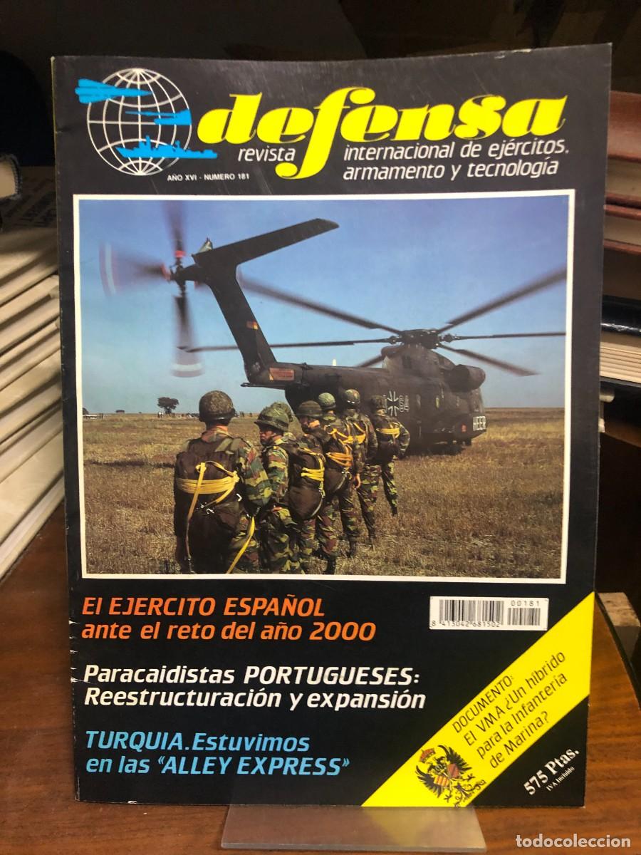Coleccionismo de revistas y peri&oacute;dicos: Defensa (A&ntilde;o XVI, N&ordm; 181) Ej&eacute;rcito Espa&ntilde;ol ante el a&ntilde;o 2000: Paracaidistas portugueses, maniobras &rdquo;A