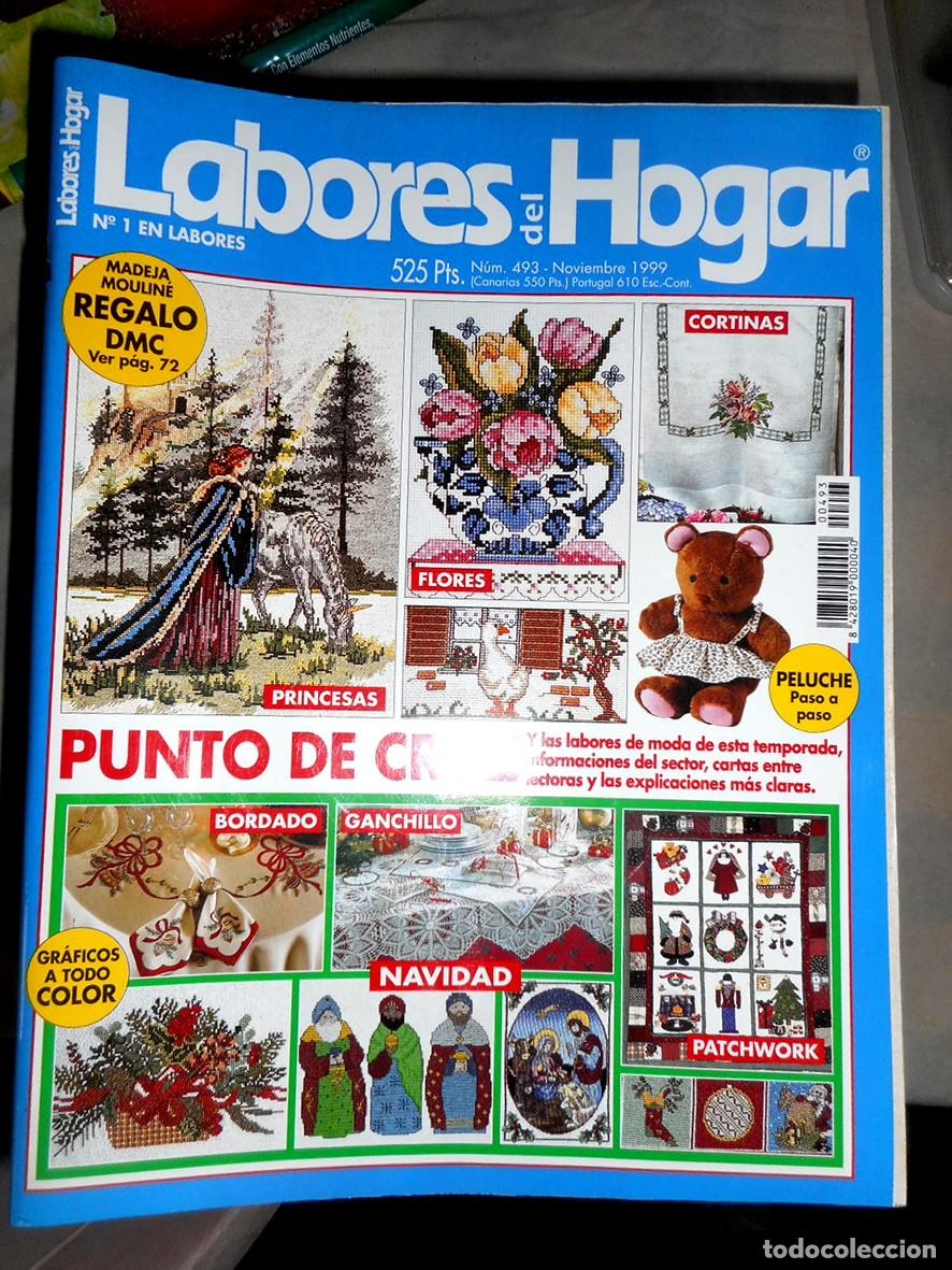 Coleccionismo de revistas y peri&oacute;dicos: REVISTA LABORES DEL HOGAR N&ordm;493 (NOVIEMBRE 1999) -INCLUYE PATRONES-