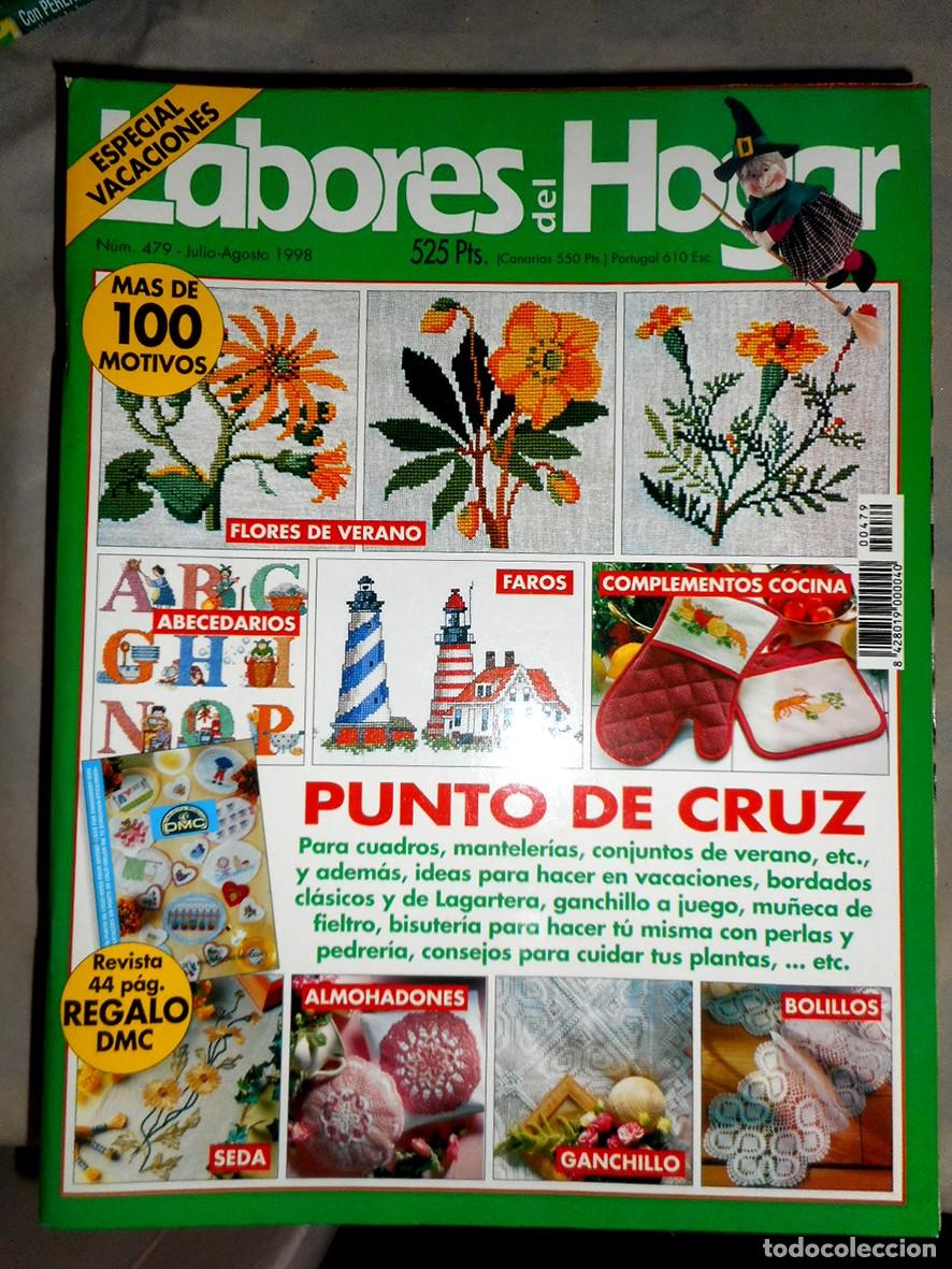 Coleccionismo de revistas y peri&oacute;dicos: REVISTA LABORES DEL HOGAR N&ordm;479 (JULIO-AGOSTO 1998) -INCLUYE PATRONES-