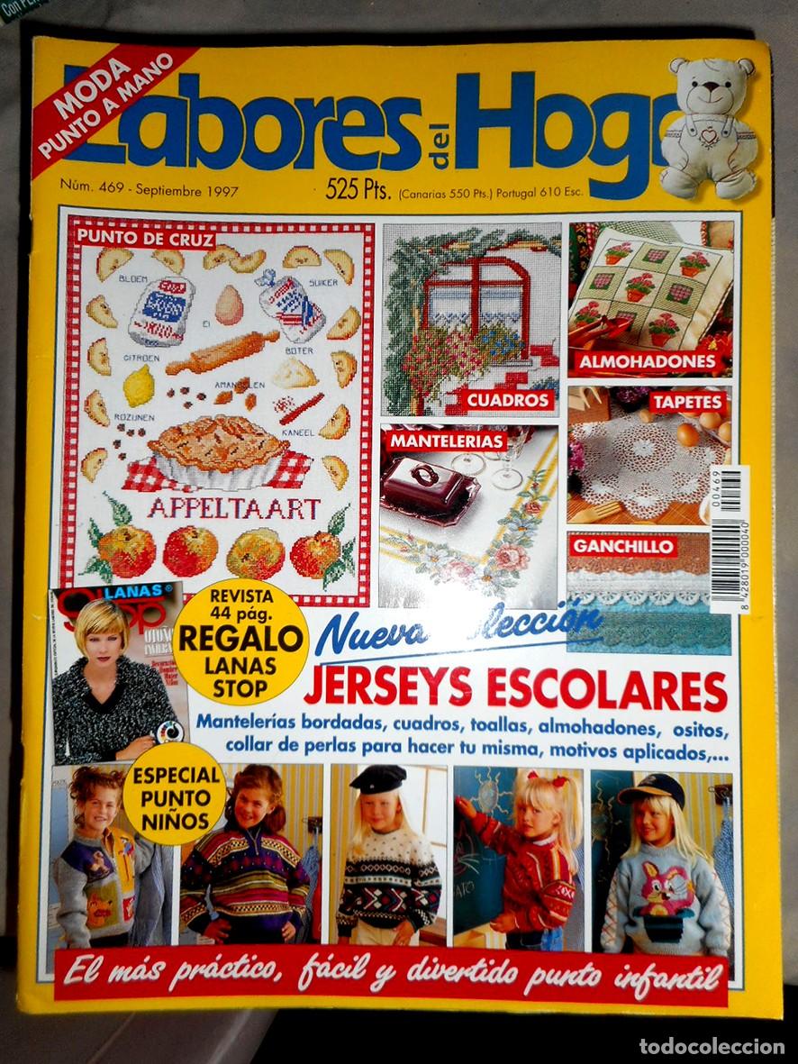Coleccionismo de revistas y peri&oacute;dicos: REVISTA LABORES DEL HOGAR N&ordm;469 (SEPTIEMBRE 1997) -INCLUYE PATRONES-