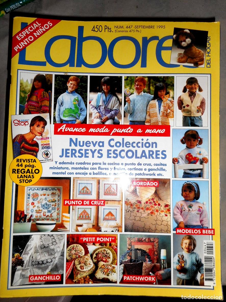 Coleccionismo de revistas y peri&oacute;dicos: REVISTA LABORES DEL HOGAR N&ordm;447 (SEPTIEMBRE 1995) -INCLUYE PATRONES-