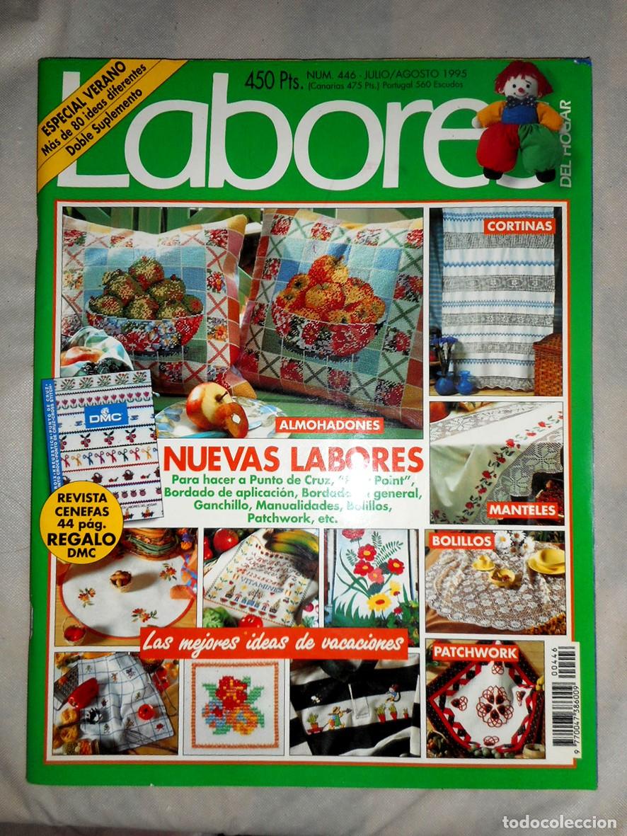 Coleccionismo de revistas y peri&oacute;dicos: REVISTA LABORES DEL HOGAR N&ordm;446 (JULIO-AGOSTO 1995) -INCLUYE PATRONES-