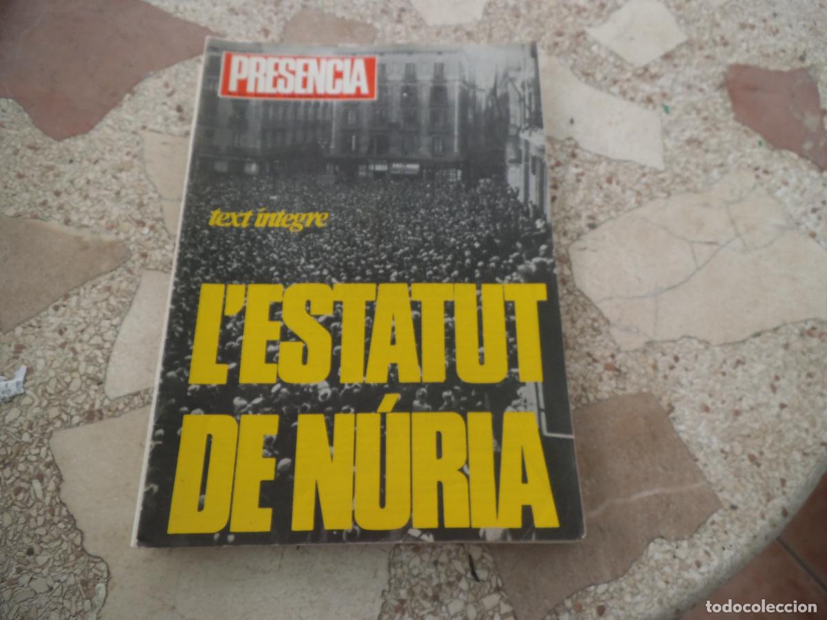 Coleccionismo de revistas y peri&oacute;dicos: presencia n&ordm; 421, en catalan, 1976, text integre l'estatut de nuria