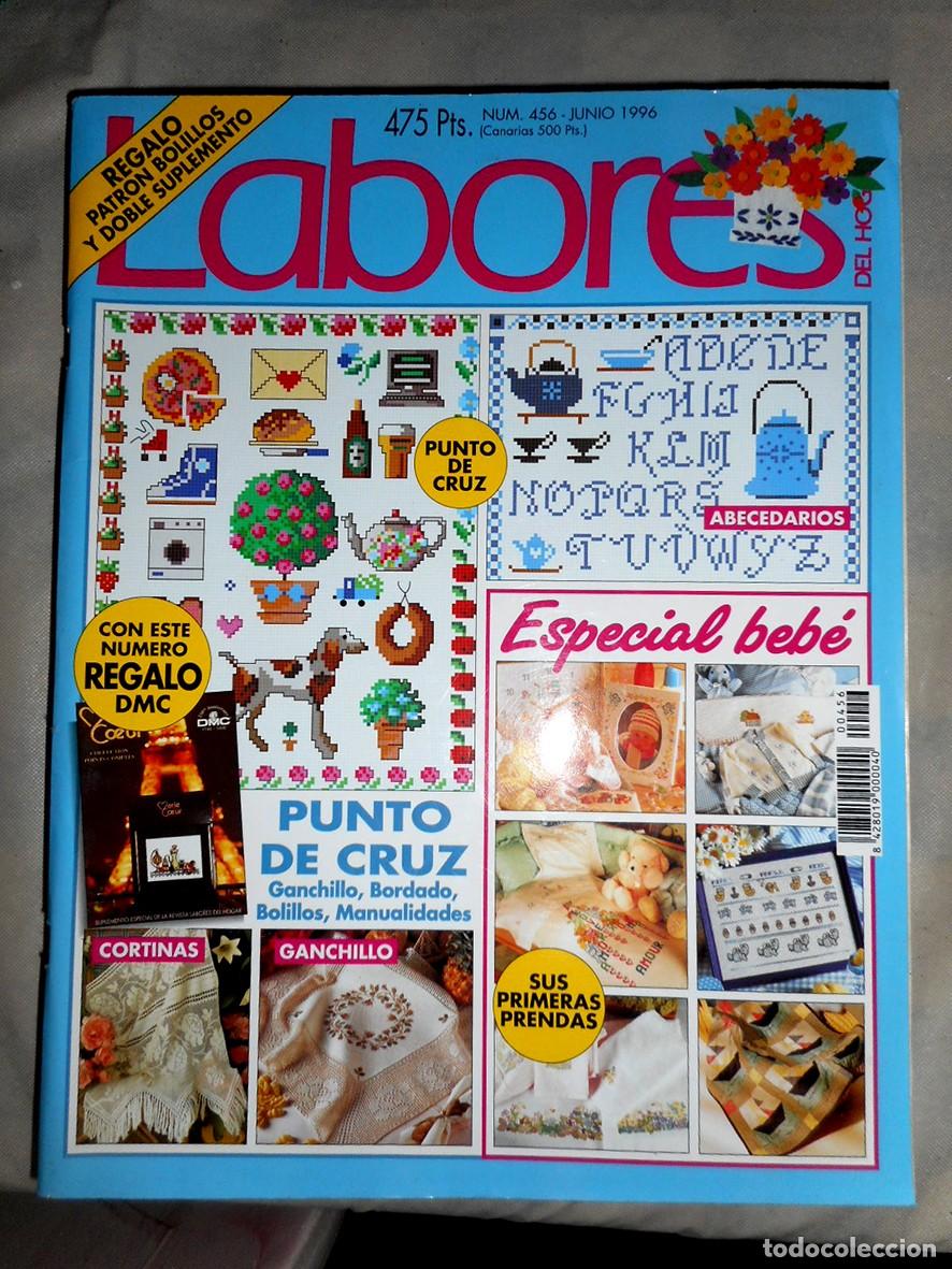 Coleccionismo de revistas y peri&oacute;dicos: REVISTA LABORES DEL HOGAR N&ordm;456 (JUNIO 1996) -INCLUYE PATRONES-