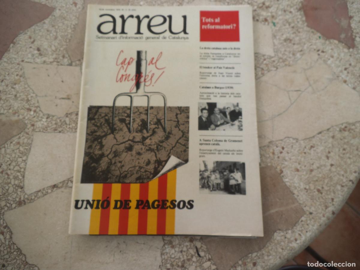 Coleccionismo de revistas y peri&oacute;dicos: setmanari arreu n&ordm; 5, 1976, unio de pagesos cap al congres, la dreta catalana mes a la dreta