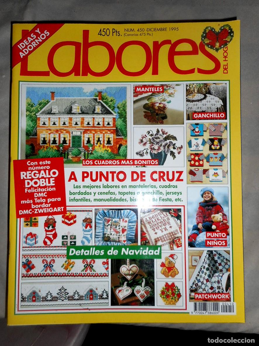 Coleccionismo de revistas y peri&oacute;dicos: REVISTA LABORES DEL HOGAR N&ordm;450 (DICIEMBRE 1995) -INCLUYE PATRONES-