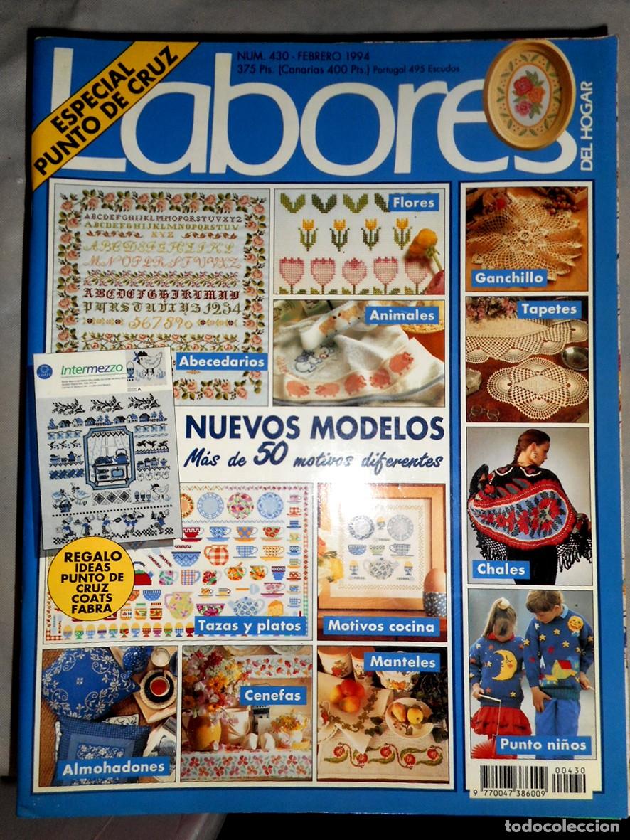 Coleccionismo de revistas y peri&oacute;dicos: REVISTA LABORES DEL HOGAR N&ordm;430 (FEBRERO 1994) -INCLUYE PATRONES-