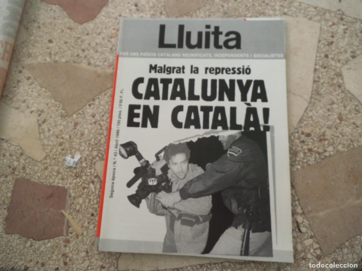 Coleccionismo de revistas y peri&oacute;dicos: lluita, n&ordm; 43, 1986, malgrat la repressio catalunya en catala,