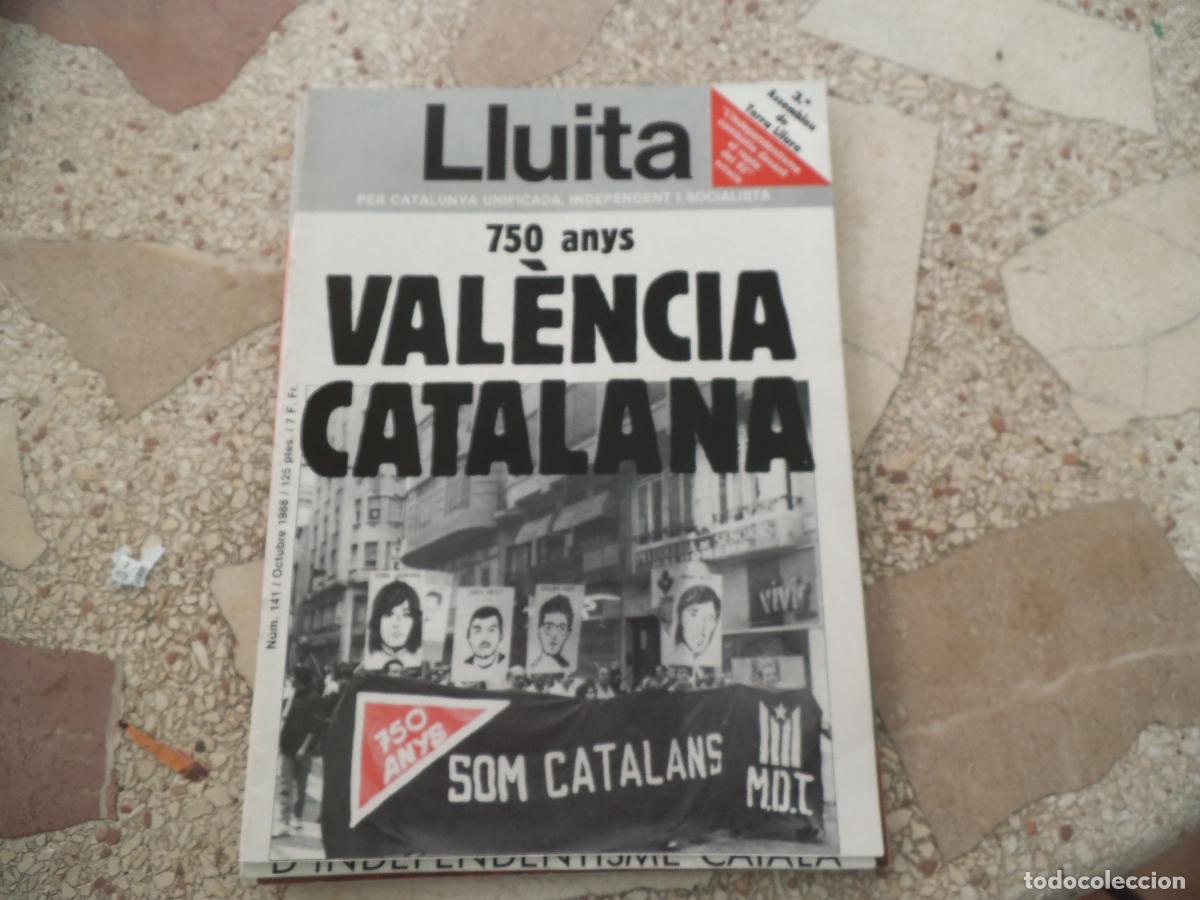 Coleccionismo de revistas y peri&oacute;dicos: lluita, n&ordm; 141, 1988, assemblea terra lliure, 750 anys valencia catalana,