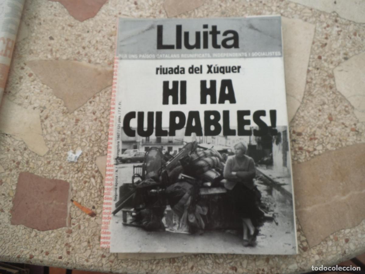 Coleccionismo de revistas y peri&oacute;dicos: lluita, n&ordm; 59, 1987, riuada del xuquer hi ha culpables