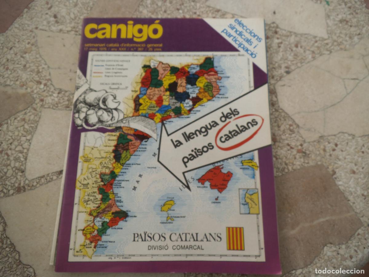 Coleccionismo de revistas y peri&oacute;dicos: canigo n&ordm; 397,1975,eleccions sindicals i participacio, la llengua dels paisos catalans