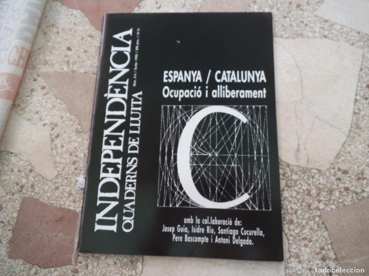 Coleccionismo de revistas y peri&oacute;dicos: independencia n&ordm; 3-4, 1990, quaderns de lluita, espanya /catalunya ocupacio i alliberament