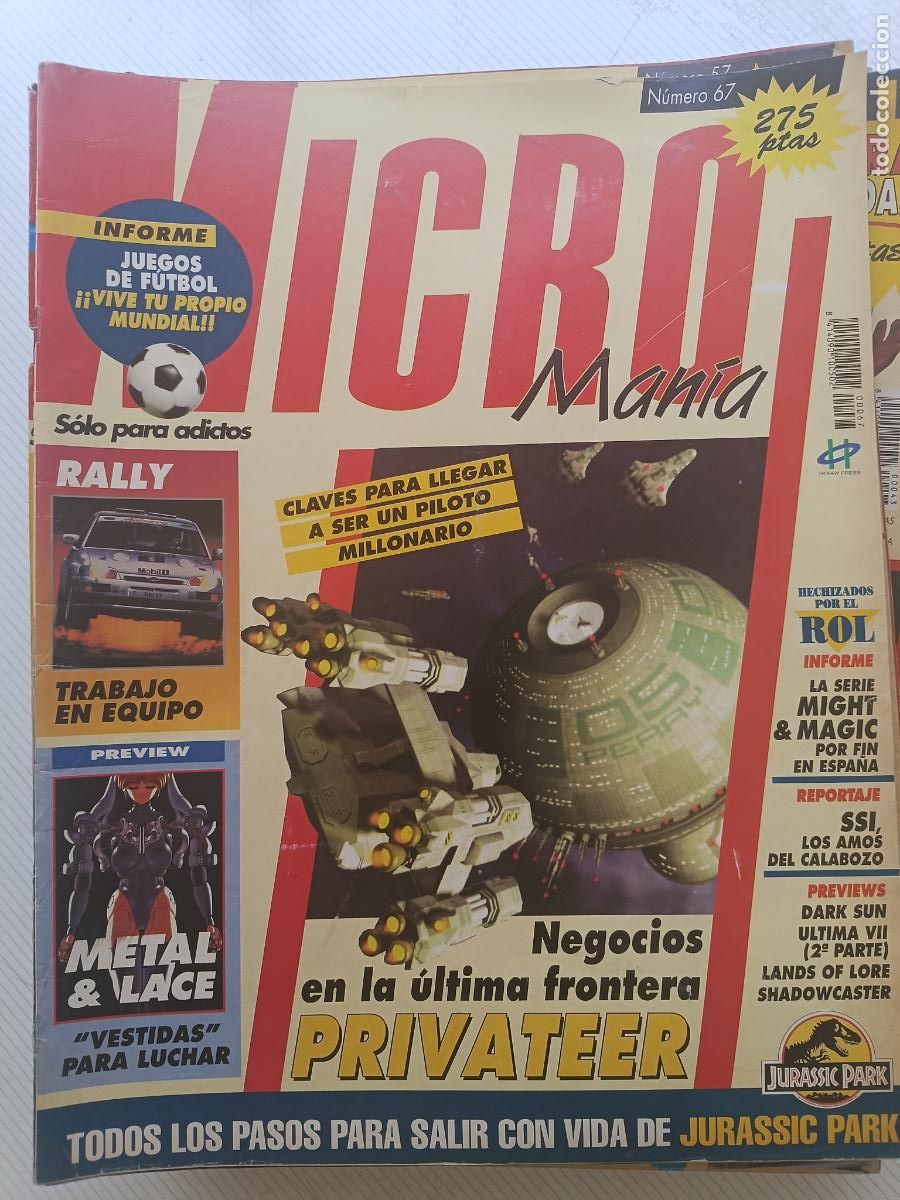 Coleccionismo de revistas y peri&oacute;dicos: Revista de ordenadores Microman&iacute;a n&ordm; 67 (Micro Man&iacute;a)