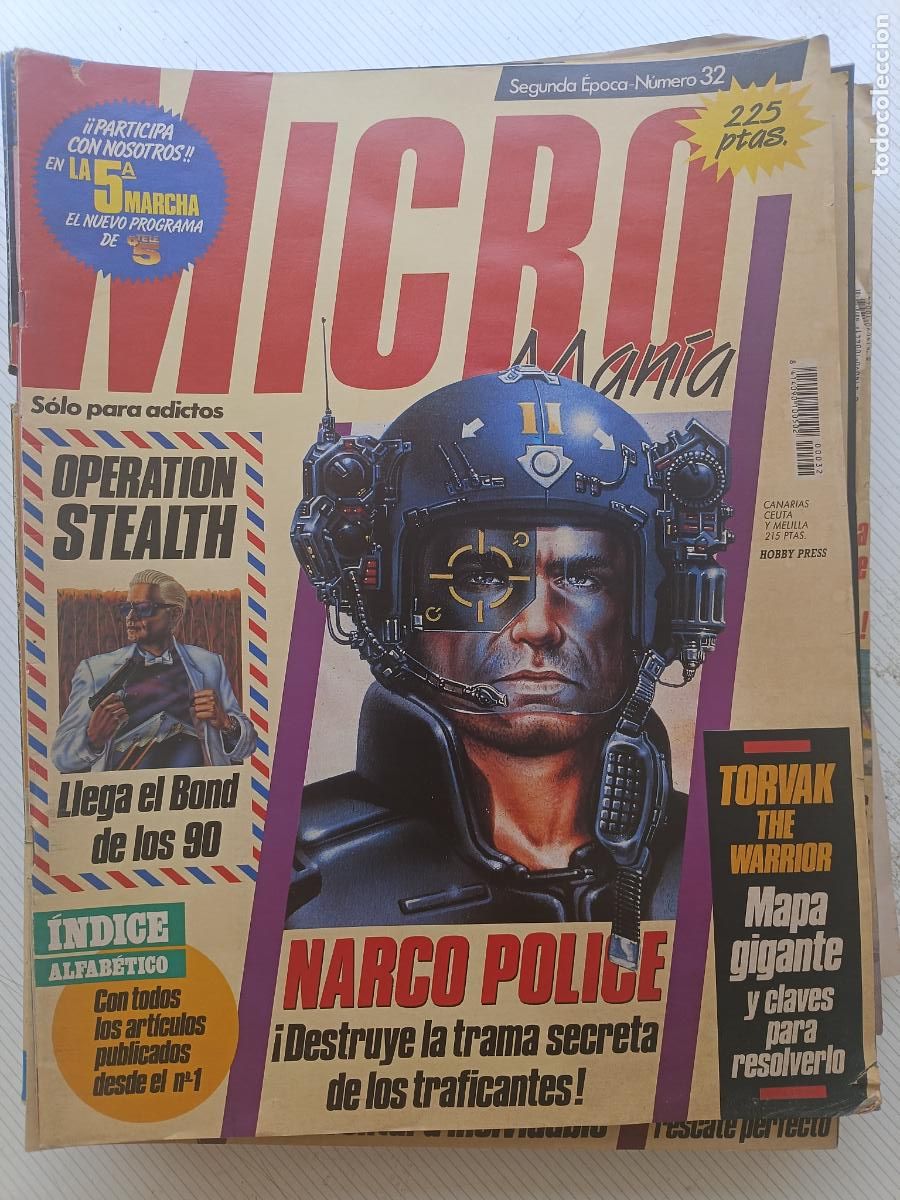 Collectionnisme de Revues et Journaux: Revista de ordenadores MICRO MANIA N&ordm; 32 SPECTRUM AMSTRAD AMIGA MSX COMMODORE PC MICROMANIA