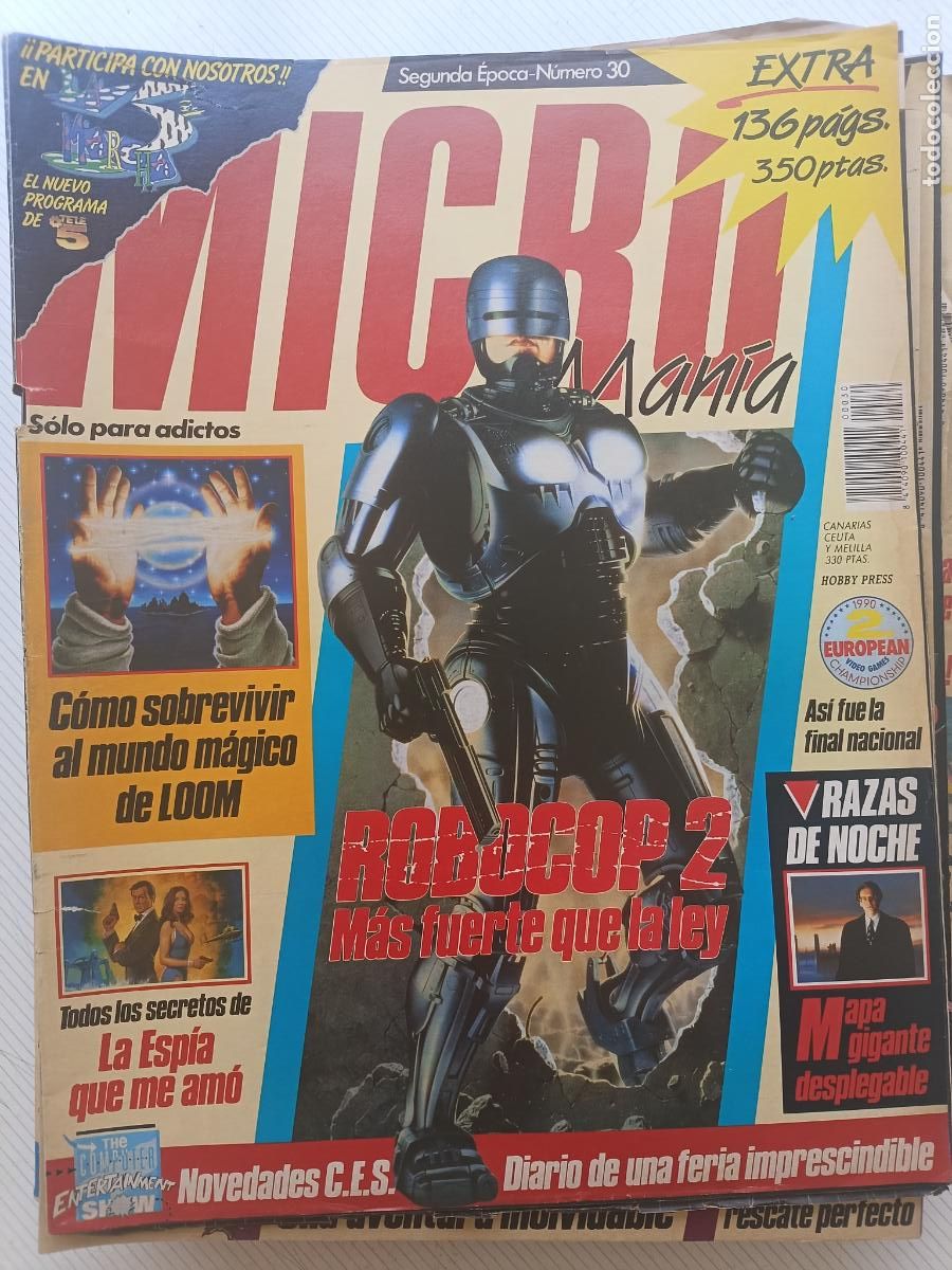 Collectionnisme de Revues et Journaux: Revista de ordenadores MICRO MANIA N&ordm; 30 SPECTRUM AMSTRAD AMIGA MSX COMMODORE PC MICROMANIA