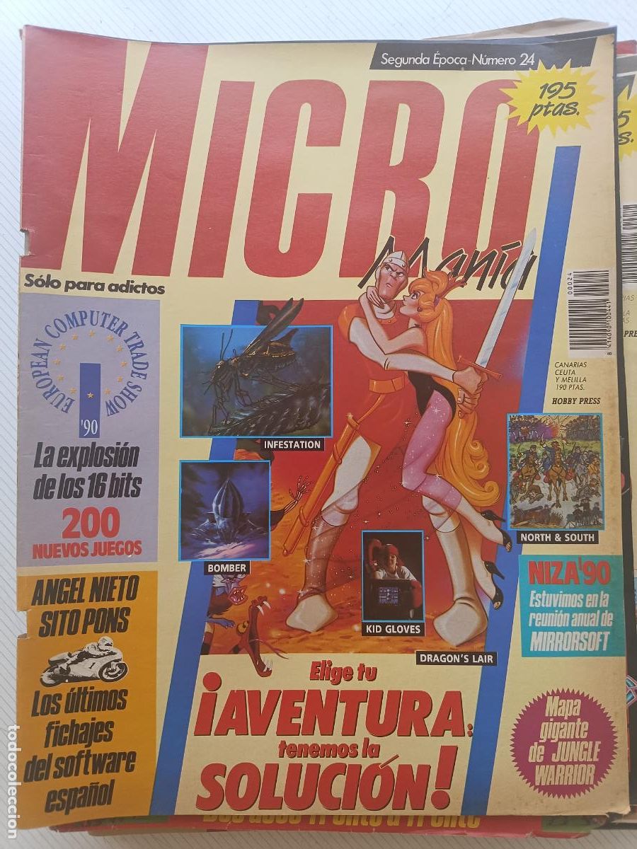Sammeln von Zeitschriften und Zeitungen: Revista de ordenadores MICRO MANIA N&ordm; 24 SPECTRUM AMSTRAD AMIGA MSX COMMODORE PC MICROMANIA