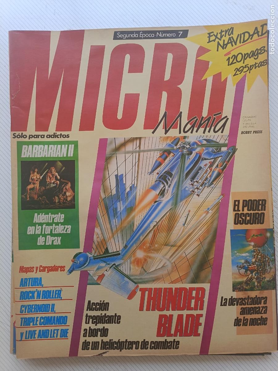 Sammeln von Zeitschriften und Zeitungen: Revista de ordenadores MICRO MANIA N&ordm; 7 SPECTRUM AMSTRAD AMIGA MSX COMMODORE PC MICROMANIA