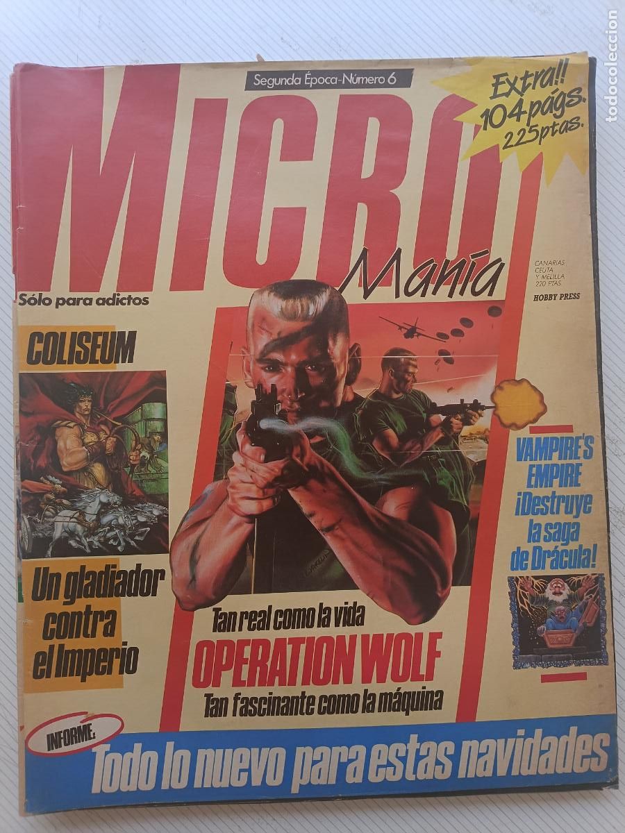 Sammeln von Zeitschriften und Zeitungen: Revista de ordenadores MICRO MANIA N&ordm; 6 SPECTRUM AMSTRAD AMIGA MSX COMMODORE PC MICROMANIA