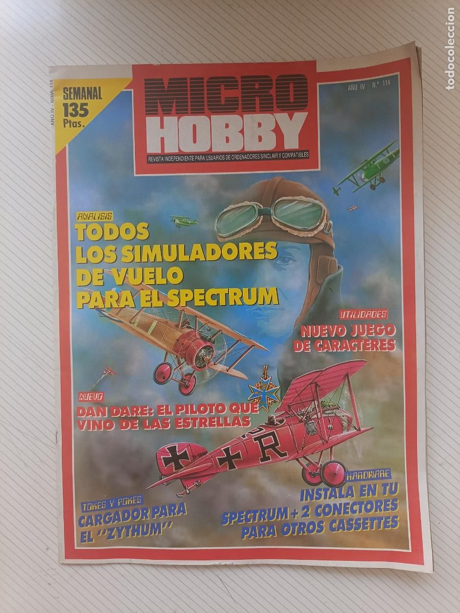 Sammeln von Zeitschriften und Zeitungen: Revista de ordenadores MICRO HOBBY 114