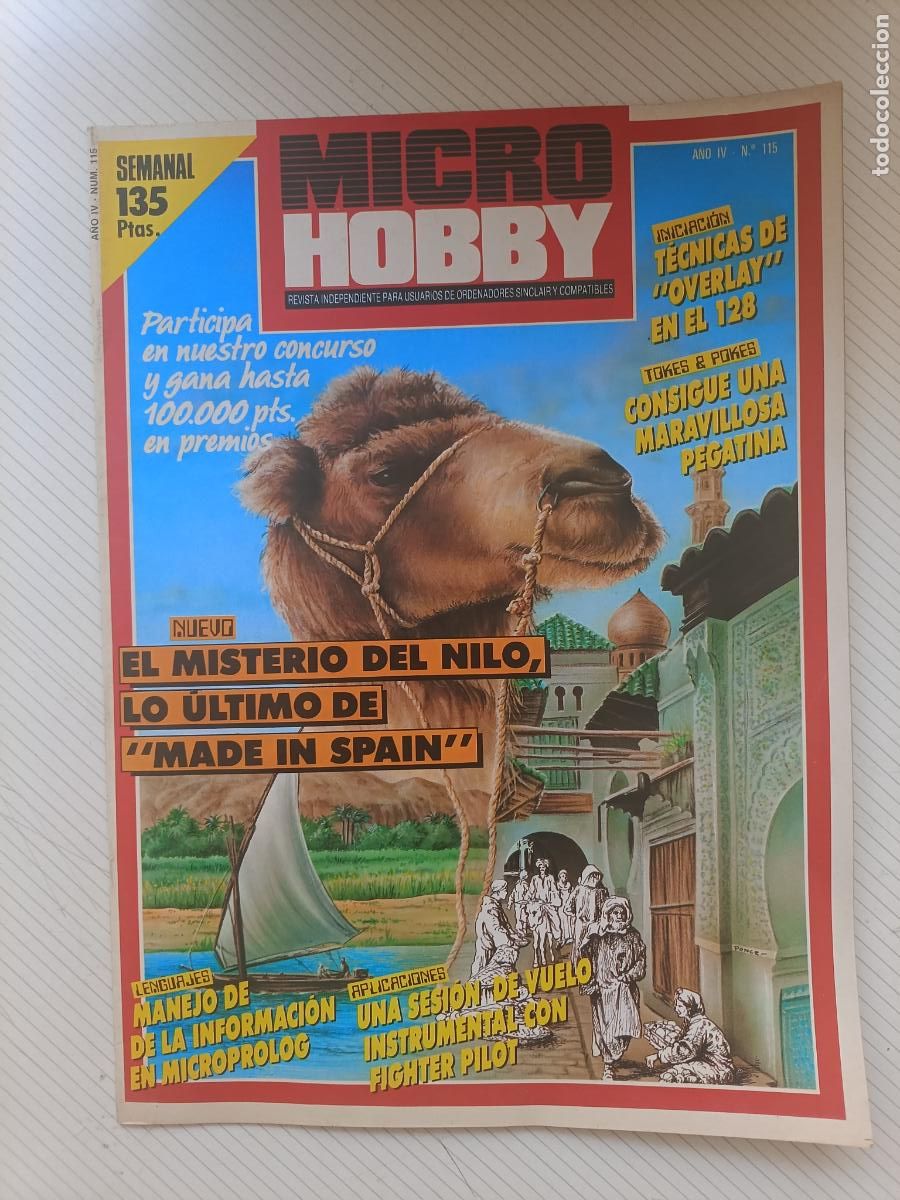 Sammeln von Zeitschriften und Zeitungen: Revista de ordenadores MICRO HOBBY 115