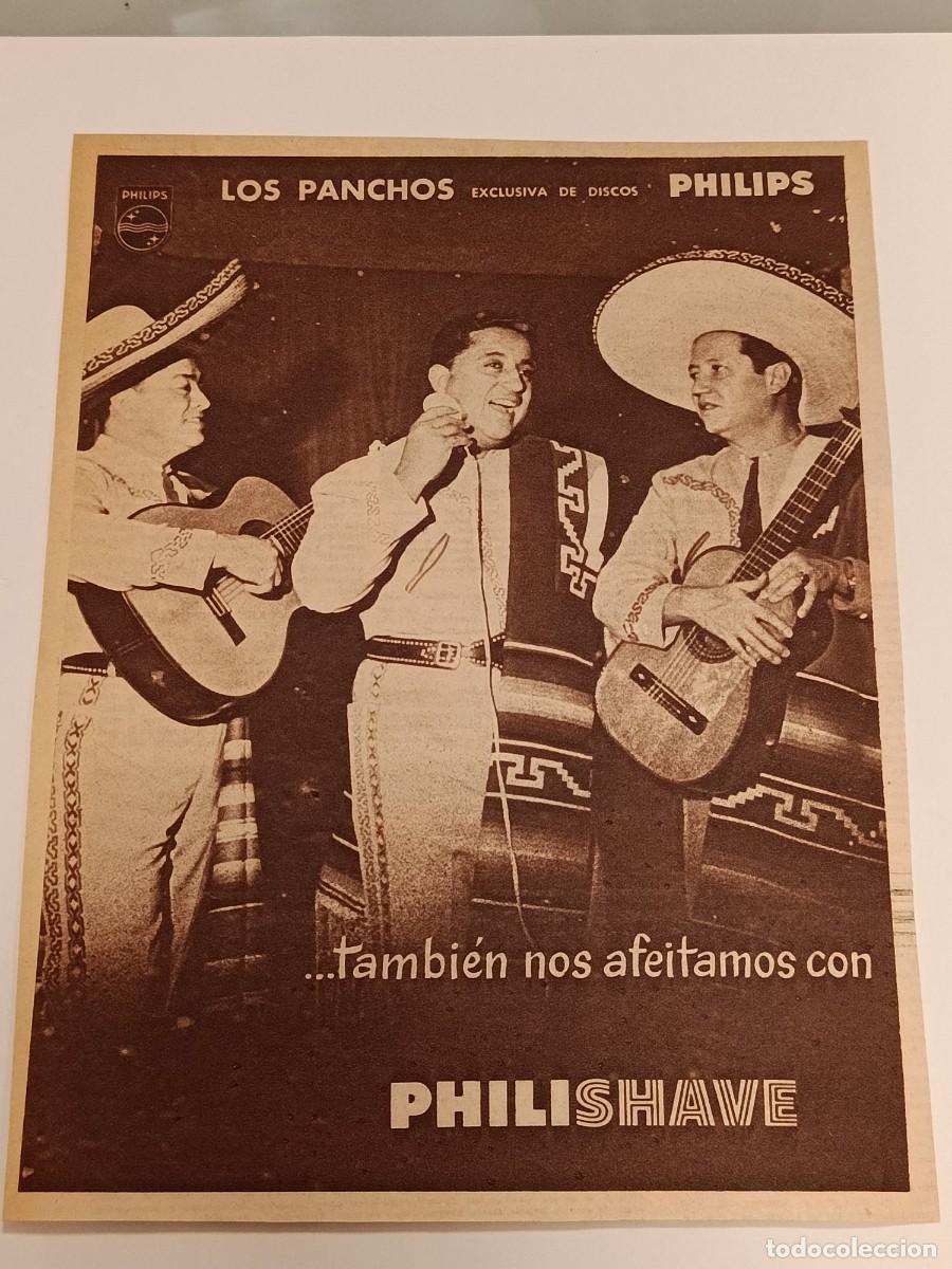 Collection Magazines and Newspapers: Publicidad Antigua &rdquo;Los Panchos&rdquo; - Afeitadora Philishave (Philips). A&ntilde;os 50-60. M&uacute;sica.