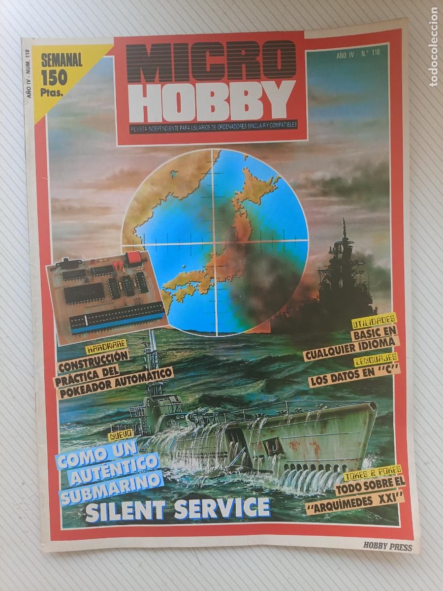 Collection Magazines and Newspapers: Revista de ordenadores MICRO HOBBY 118