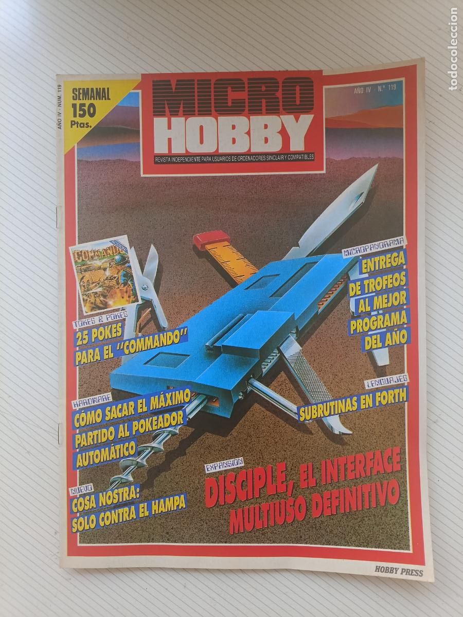 Collection Magazines and Newspapers: Revista de ordenadores MICRO HOBBY 119
