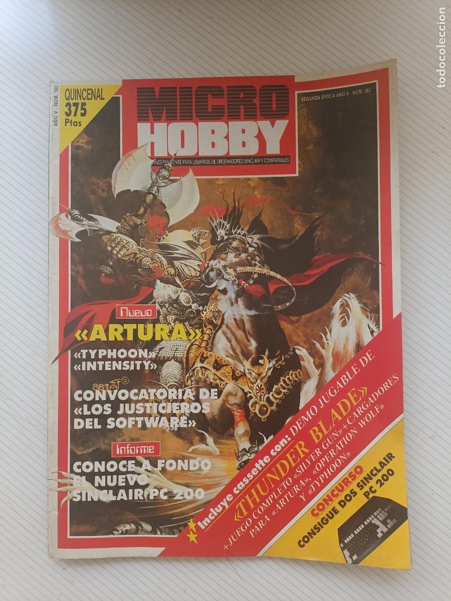 Collection Magazines and Newspapers: Revista de ordenadores MICRO HOBBY 182