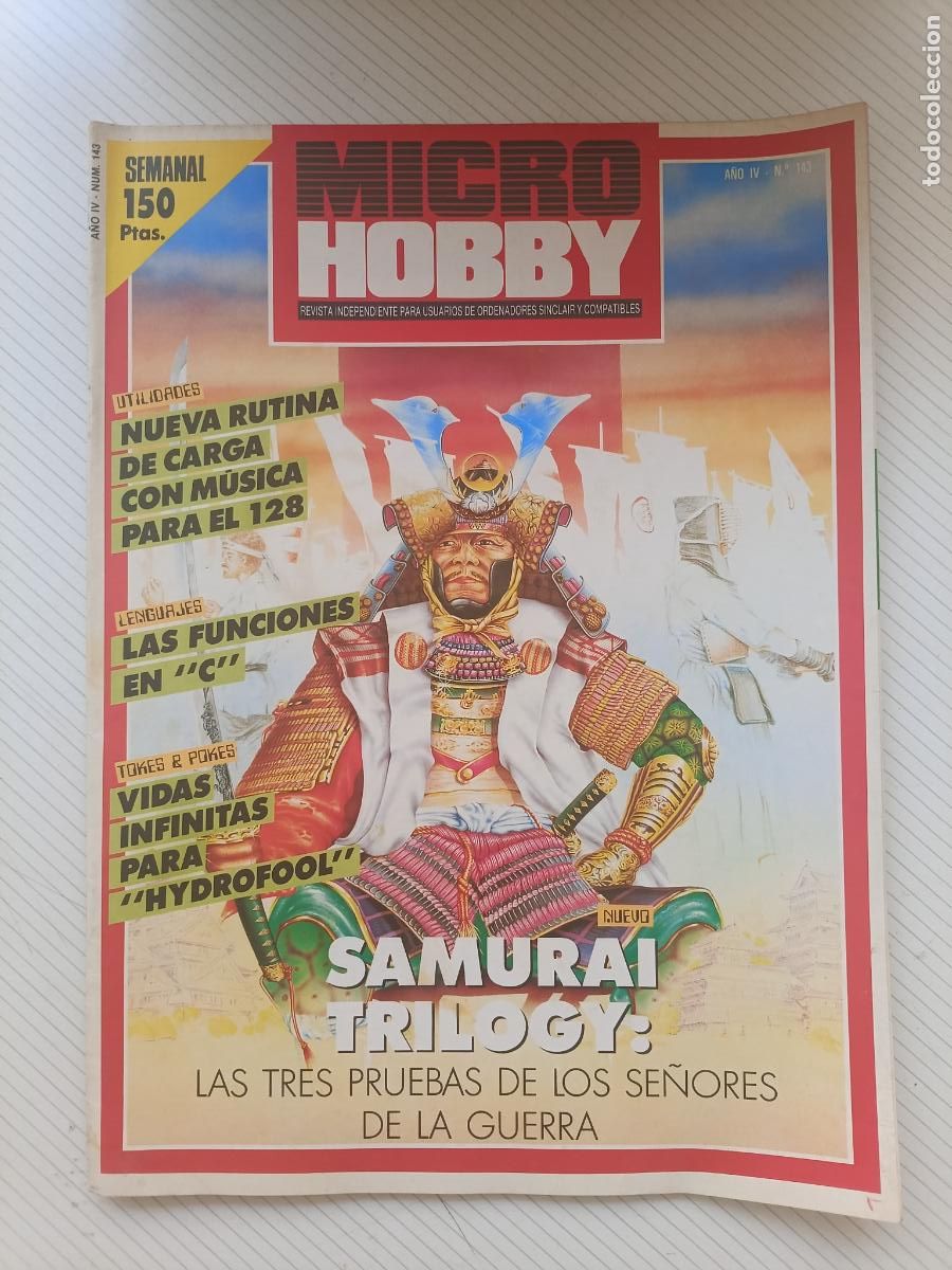 Colecionismo de Revistas e Jornais: Revista de ordenadores MICRO HOBBY 143