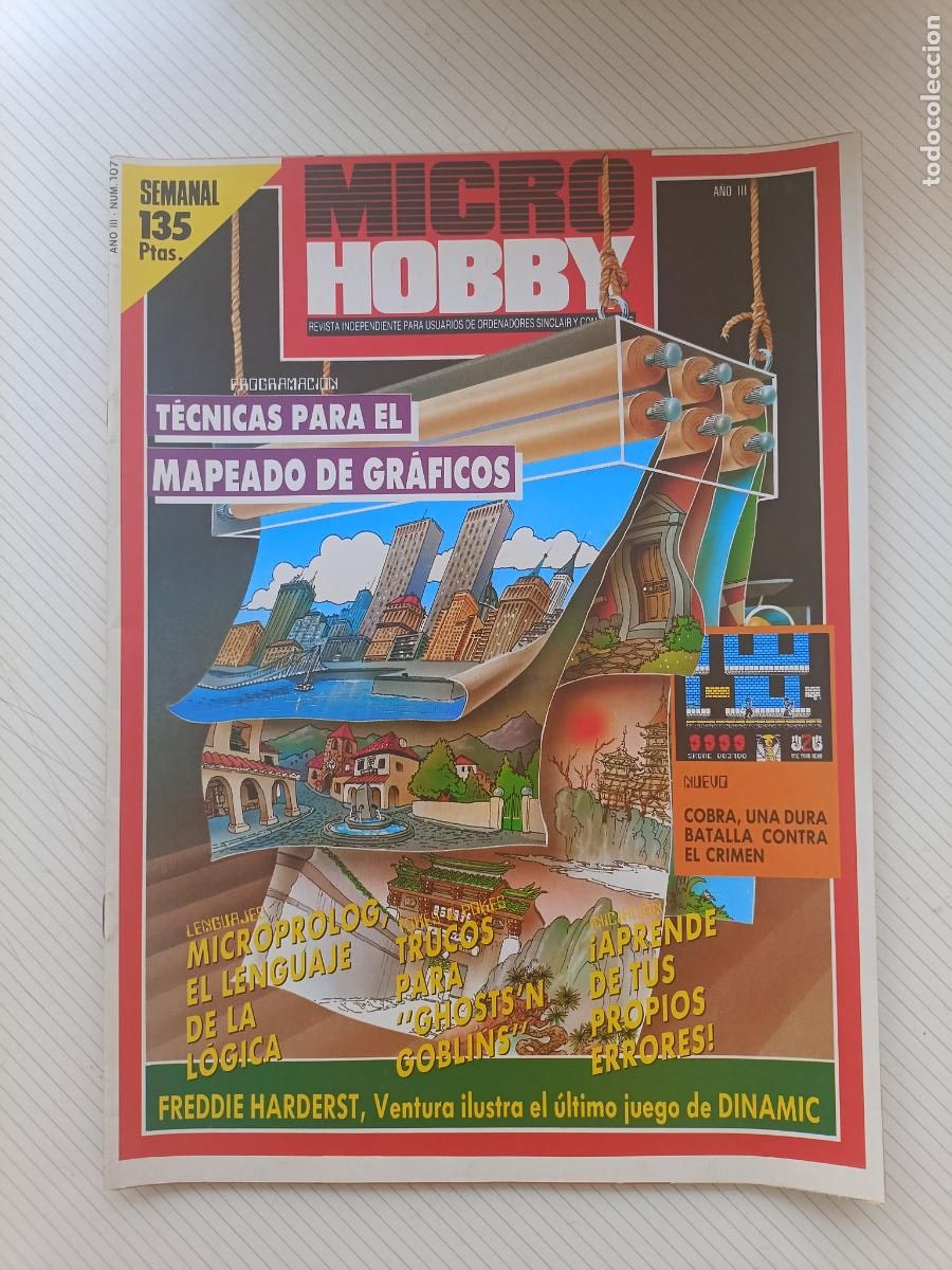 Collectionnisme de Revues et Journaux: Revista de ordenadores MICRO HOBBY 105