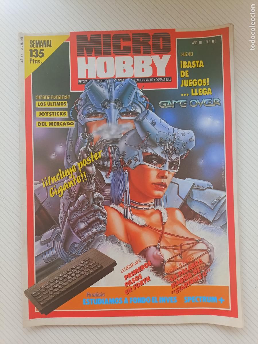 Collectionnisme de Revues et Journaux: Revista de ordenadores MICRO HOBBY 108