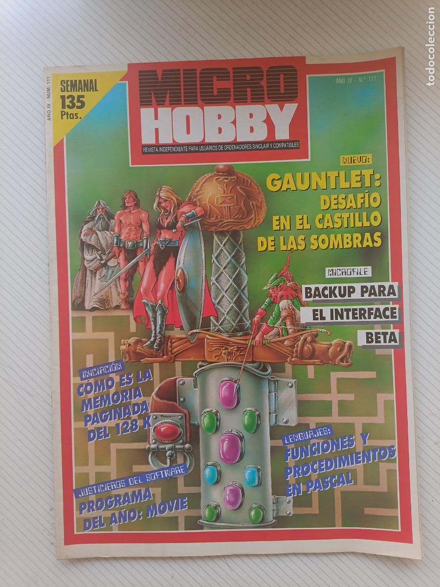 Collectionnisme de Revues et Journaux: Revista de ordenadores MICRO HOBBY 111