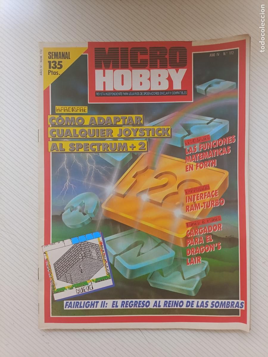 Collectionnisme de Revues et Journaux: Revista de ordenadores MICRO HOBBY 112