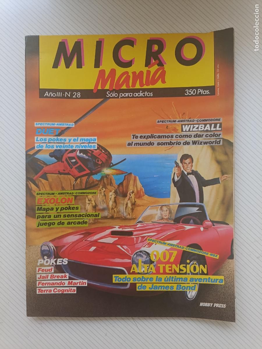 Collectionnisme de Revues et Journaux: Revista de ordenadores MICROMANIA MICRO MANIA N&ordm; 28