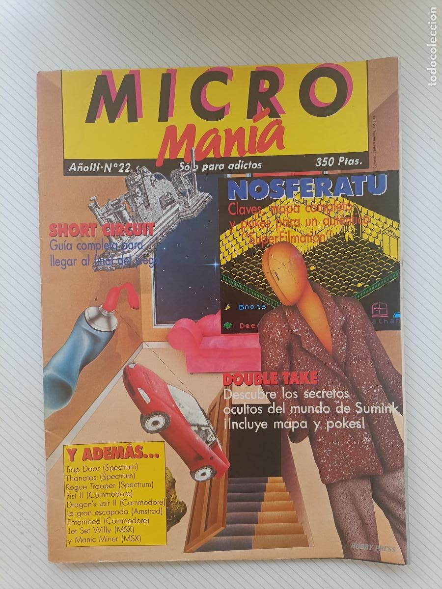Collectionnisme de Revues et Journaux: Revista de ordenadores MICROMANIA MICRO MANIA N&ordm; 22