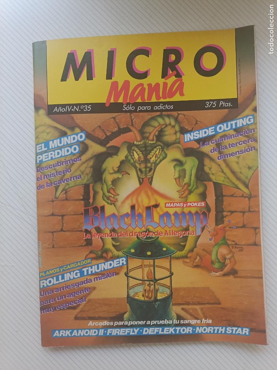 Collectionnisme de Revues et Journaux: Revista de ordenadores MICROMANIA MICRO MANIA N&ordm; 35