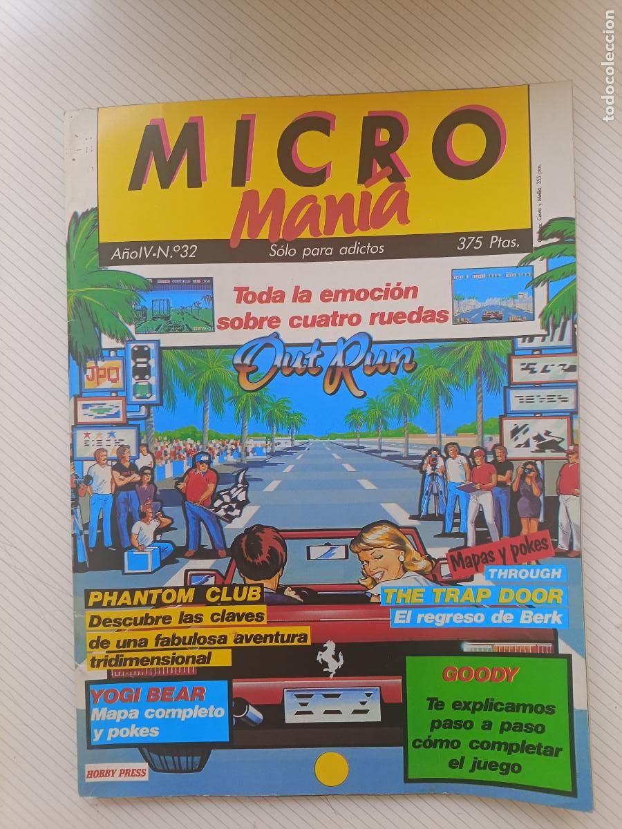 Collectionnisme de Revues et Journaux: Revista de ordenadores MICROMANIA MICRO MANIA N&ordm; 32 OUT RUN