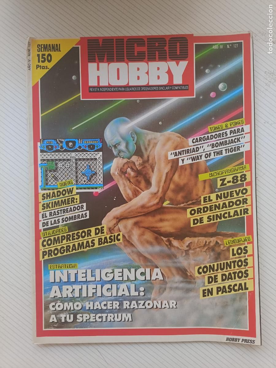 Collectionnisme de Revues et Journaux: Revista de ordenadores MicroHobby n&ordm; 127 a&ntilde;o IV (Micro Hobby, sinclair, spectrum)